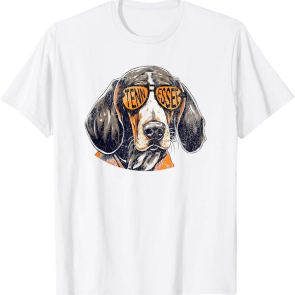 Tennessee Dog Lovers Coonhound Pride Southern Pet Owner Graphic T-Shirt 166 - Picture 1 of 5
